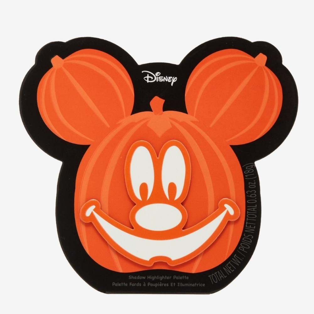 New! Limited Ed. Halloween Mickey Mouse Pumpkin Eyeshadow & Highlighter Pallet